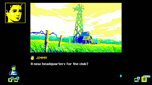 画像ギャラリー No.003のサムネイル画像 / 「Bahnsen Knights」は2023年にリリース。クラシックなアートとパルプフィクションを組み合わせたビジュアルノベル