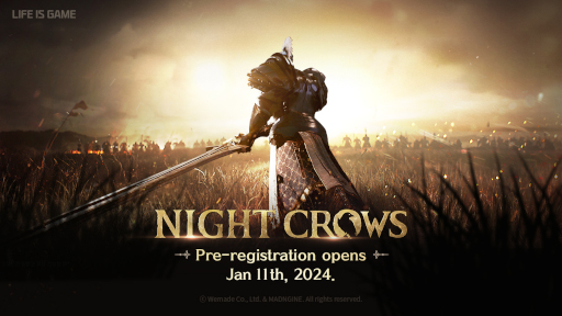 ���������꡼ No.003�Υ���ͥ������ / �ڹ����͵��ο���MMO��NIGHT CROWS�ס��������Х��Ǥλ���ͽ����դ�2024ǯ1��11���˳��ϡ����ܸ�ˤ��б������ƥ����������Ȥ�������