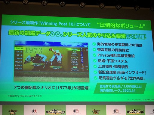 ꡼ No.010 | ¼൳꤬оΥץ饤ȯɽ⤢äWinning Post 10״ȯɽݡ