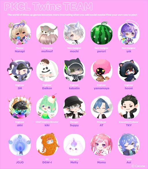 画像ギャラリー No.006のサムネイル画像 / NFT×アバターアプリ「PKCL Twins」,グローバルでサービスを開始