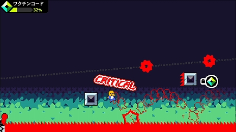 画像ギャラリー No.003のサムネイル画像 / Switch版「スマイルモ(Smilemo)」本日リリース。“無限バウンド”ウイルスを避けてワクチンを集める横スクロールACT