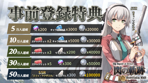 画像ギャラリー No.004のサムネイル画像 / スマホ向けRPG「英雄伝説 閃の軌跡:Northern War」,事前登録受付を開始