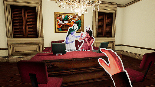 画像ギャラリー No.003のサムネイル画像 / 地獄のブラック企業を生き延びろ。ダンテの神曲をアレンジしたコミカルな新作ADV「Red Tape」が2月14日リリースに