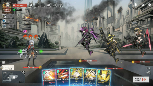 画像ギャラリー No.002のサムネイル画像 / 「Theseus Protocol」アーリーアクセス版をリリース。ディストピア世界を旅する,デッキビルド+ローグライクのDBG