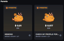 ꡼ No.022Υͥ / Υץ쥤ݡϡAxie Infinity: OriginsפΥॷƥ޶ۤҲǿ͵򽸤֥å󥫡ɥμ֤