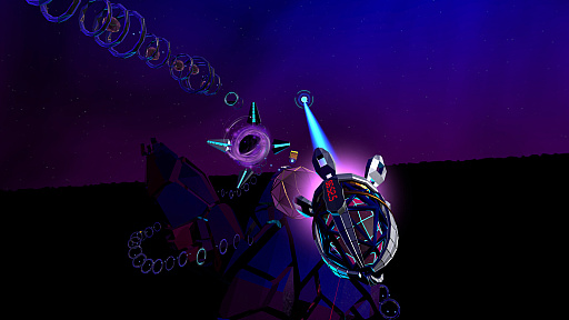画像ギャラリー No.002のサムネイル画像 / 宇宙空間に漂う光をつかんで加速させ,最速でゴールを目指す。一人称視点のVRアクションゲーム「STRAYLIGHT」正式リリース
