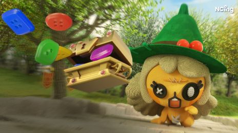 画像ギャラリー No.004のサムネイル画像 / 新作パズルゲーム「PUZZUP:AMITOI」の映像を公開。3マッチパズルに,ブロックの進行方向を変えられる“方向キー”要素が追加された作品