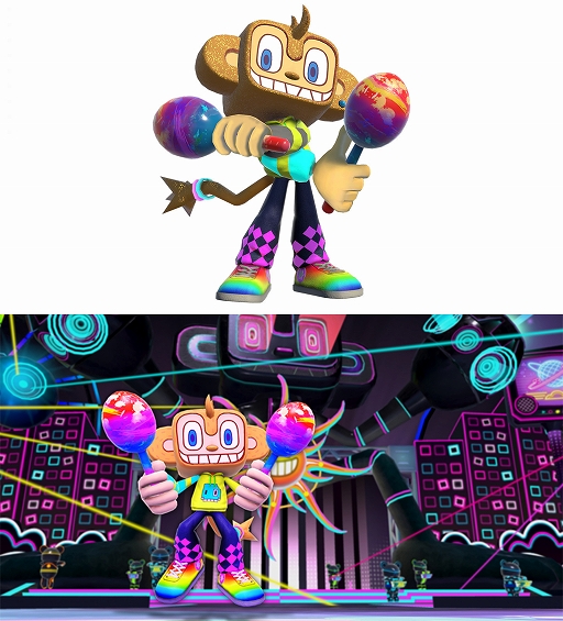 画像ギャラリー No.011のサムネイル画像 / 「サンバDEアミーゴ:パーティーセントラル」,マラカス(Joy-Con)を振るほかに,連打やスライド,動きをまねするポーズマークが登場