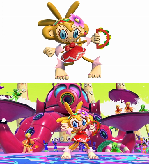 画像ギャラリー No.013のサムネイル画像 / 「サンバDEアミーゴ:パーティーセントラル」,マラカス(Joy-Con)を振るほかに,連打やスライド,動きをまねするポーズマークが登場