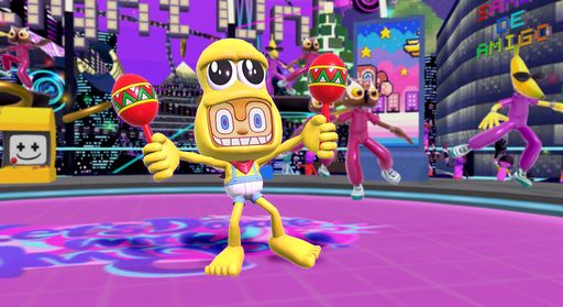 画像ギャラリー No.004のサムネイル画像 / 「サンバDEアミーゴ:パーティーセントラル」,DLCとして実装予定のピーナッツくんのコスチュームを公開。ぽこピーが本作を楽しむ動画も