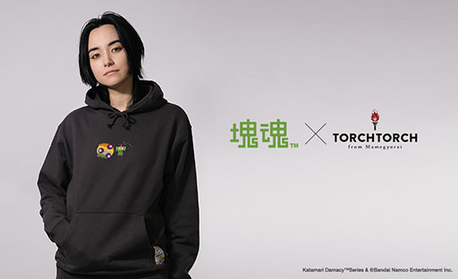 画像ギャラリー No.001のサムネイル画像 / TORCH TORCH×「塊魂」コラボアイテムの一般販売が本日スタート。パーカーとキャップ2点の合計3アイテムをラインナップ