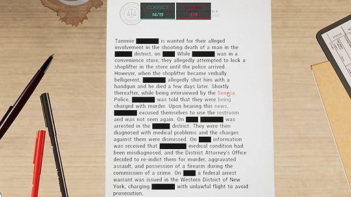 画像ギャラリー No.008のサムネイル画像 / ボードゲームにインスパイアされ制作。80年代のアメリカを舞台とした犯罪捜査ゲーム「Rough Justice: '84」,3月13日リリース決定