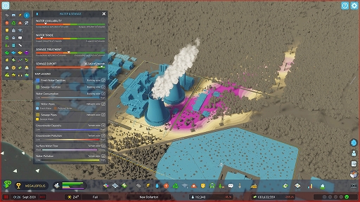 画像ギャラリー No.007のサムネイル画像 / 「Cities: Skylines II」,電力と水資源について紹介する開発者ビデオダイアリーを公開。電力網の構築は道路下に自動敷設で簡略化