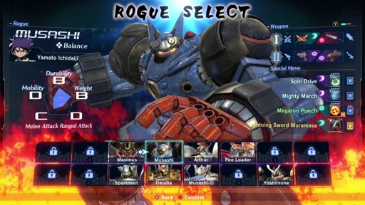 画像ギャラリー No.015のサムネイル画像 / 兜 甲児らも参戦! 「メガトン級ムサシW」,手軽に遊べる対戦モードを含む無料アップデート「メガロボ・バトロアム」が11月に配信