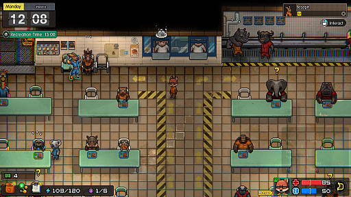 画像ギャラリー No.002のサムネイル画像 / 動物たちによる刑務所モノのRPG「Back to the Dawn 〜ブレイク・ザ・アニマル・プリズン〜」,11月3日にアーリーアクセス版をリリース