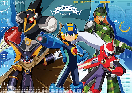 画像ギャラリー No.002のサムネイル画像 / カプコンカフェと「ロックマンエグゼ」シリーズのコラボが1月26日にスタート。描きおろしのコラボメインビジュアルが公開に
