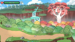 画像ギャラリー No.013のサムネイル画像 / かわいいカモノハシが200以上のステージを駆け巡るアクションADV「オグと秘密の森」,本日Steam正式リリース