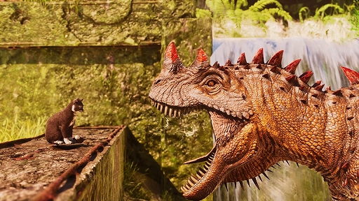 画像ギャラリー No.002のサムネイル画像 / 「ARK: Survival Ascended」,新たな動物としてネコを実装。周囲の警戒や害虫除けに便利な肩乗せペット