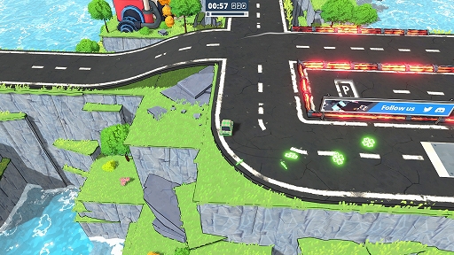 画像ギャラリー No.009のサムネイル画像 / “車を止めるスキル”が重要なレースゲーム「駐められるもんなら駐めてみな」,7月27日に発売決定。運転を邪魔する障害物などの情報も公開