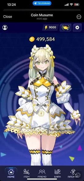 画像ギャラリー No.003のサムネイル画像 / 「コインムスメ」のIPを使用したTelegram用ミニアプリ開発で,MOCHIRONとEureka Entertainmentが業務連携を発表