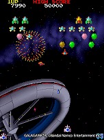 画像ギャラリー No.004のサムネイル画像 / 「アーケードアーカイブス ギャラガ'88」PS4/Switchで4月27日発売へ。最大3機連結が可能なファイターで,ギャラガ軍団を迎え撃つSTG