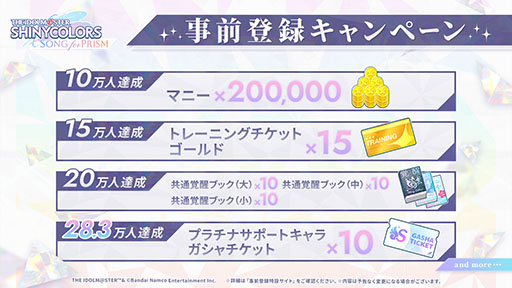 画像ギャラリー No.002のサムネイル画像 / 「アイドルマスター シャイニーカラーズ Song for Prism」,事前登録の受付を開始。新ユニット「CoMETIK」の参戦も明らかに
