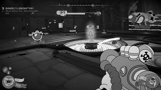 画像ギャラリー No.003のサムネイル画像 / トゥーン調アクションシューター「MOUSE:やとわれの探偵」,新たなボスキャラ「ロボ・ベティ」の紹介トレイラーを公開