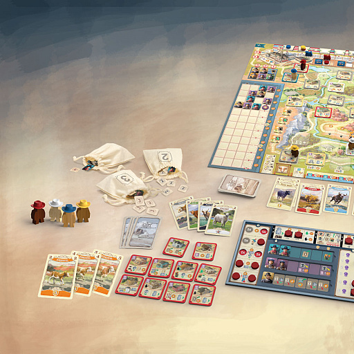 画像ギャラリー No.002のサムネイル画像 / ソロプレイにも対応した「グレート・ウエスタン・トレイル 第2版 日本語版」は6月15日に発売