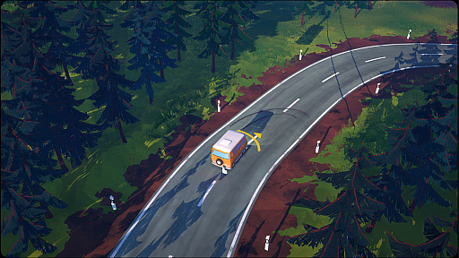 画像ギャラリー No.008のサムネイル画像 / ナマケモノがロングスケートボードの高速ダウンヒルに挑戦する「Driftwood」,アーリーアクセス版を6月1日にリリース