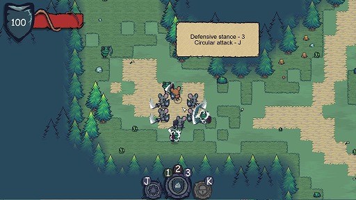 画像ギャラリー No.002のサムネイル画像 / ネズミたちの一糸乱れぬ陣形バトルをご覧あれ。北欧神話にインスパイアされたアクションADV「MiceGard」,ストアページ&体験版を公開