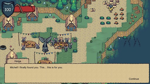 画像ギャラリー No.004のサムネイル画像 / ネズミたちの一糸乱れぬ陣形バトルをご覧あれ。北欧神話にインスパイアされたアクションADV「MiceGard」,ストアページ&体験版を公開