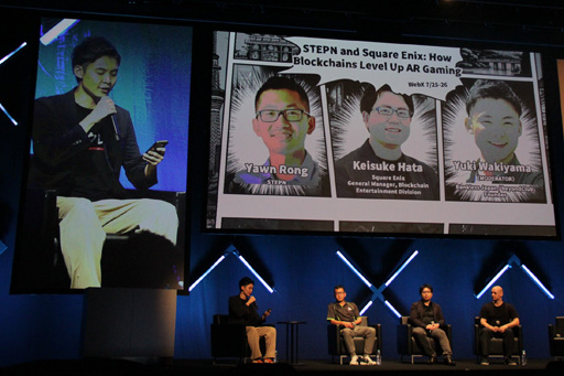 画像ギャラリー No.005のサムネイル画像 / 「STEPN」のヨーン・ロン氏と,「資産性ミリオンアーサー」の畑 圭輔氏が,NFTプロジェクトの成功体験を語った,WebXの講演をレポート