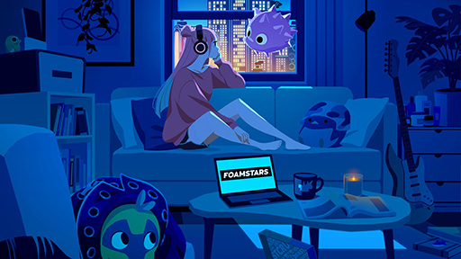 画像ギャラリー No.001のサムネイル画像 / 「FOAMSTARS」のBGMをチルアレンジしたアルバム「FOAMSTARS Game Soundtrack -Chill Remix-」,配信開始