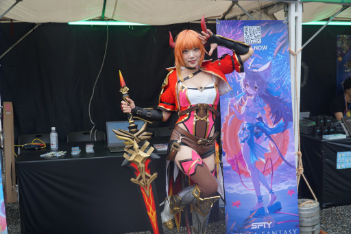 画像ギャラリー No.003のサムネイル画像 / IVS CryptoのBlockchain Game Centerで「ステラファンタジー」のコスプレイヤーさんを発見。「Crypt Busters」の試遊レポートもお届け