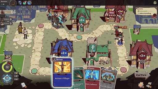 画像ギャラリー No.001のサムネイル画像 / 重量級ボドゲの名手Alexander Pfister氏による初のデジタルゲーム「Demon Loop」が発表に。ループするマップが舞台のデッキ構築ゲーム