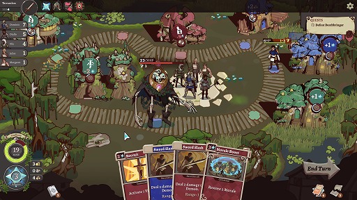 画像ギャラリー No.003のサムネイル画像 / 重量級ボドゲの名手Alexander Pfister氏による初のデジタルゲーム「Demon Loop」が発表に。ループするマップが舞台のデッキ構築ゲーム