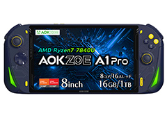 8型液晶搭載の携帯型ゲームPC「AOKZOE A1 Pro」が8月上旬に国内発売。Ryzen 7 7840U搭載で性能向上
