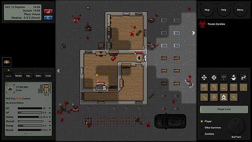 Steamで高評価のターン制ローグライク「Terminus: Zombie Survivors