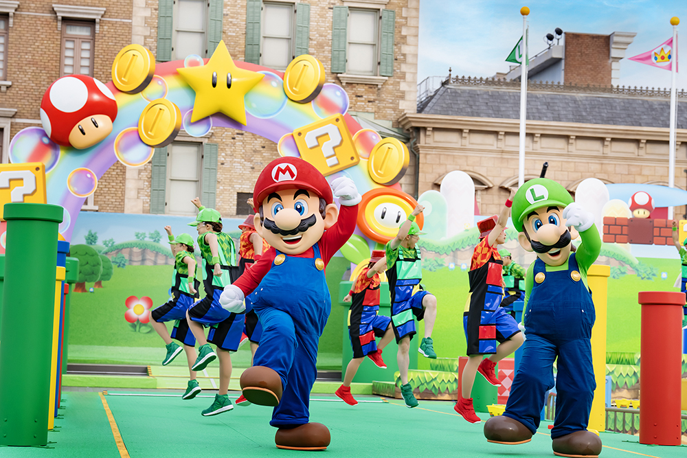 スーパーマリオ」の水かけイベントが登場。USJ,夏の期間限定イベント