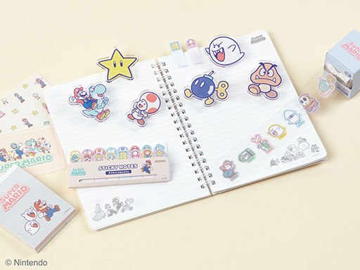 画像ギャラリー No.002のサムネイル画像 / サンスター文具,「スーパーマリオ」シリーズとコラボした文具雑貨シリーズを1月下旬より順次発売