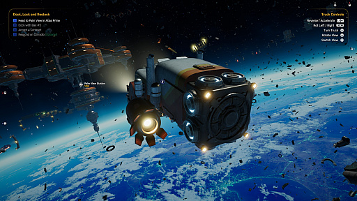 画像ギャラリー No.006のサムネイル画像 / 顔が白いシロガオサキさんの「Star Trucker」レビュー。えーあい!Steam広場