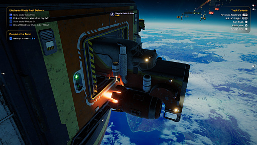 画像ギャラリー No.009のサムネイル画像 / 顔が白いシロガオサキさんの「Star Trucker」レビュー。えーあい!Steam広場