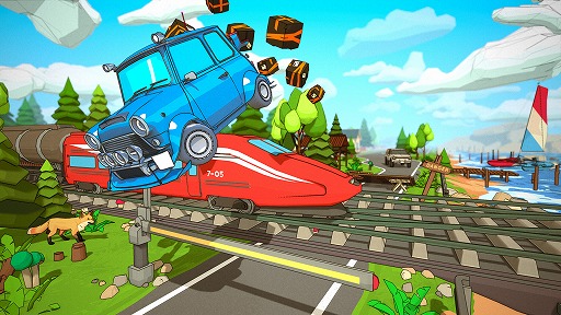 画像ギャラリー No.001のサムネイル画像 / 荷物ぶちまけながらでも走れ! 荷物運びドライビングアクション「Super Box Delivery: Beyond the Horizon」,Steamストアページを公開