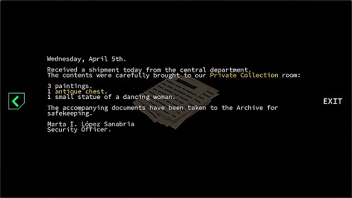 画像ギャラリー No.005のサムネイル画像 / 初期バイオ風のローポリグラフィックスが特徴のターン制ローグライク「Vultures Scavengers of Death」,無料体験版をitch.ioで公開