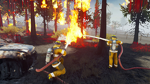 画像ギャラリー No.003のサムネイル画像 / マルチプレイに対応した消防シム「Firefighting Simulator - The Squad」,Switch版が日本語対応でリリース