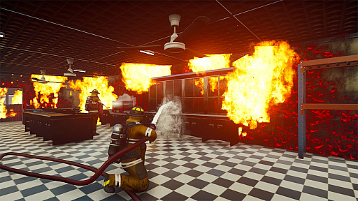 画像ギャラリー No.006のサムネイル画像 / マルチプレイに対応した消防シム「Firefighting Simulator - The Squad」,Switch版が日本語対応でリリース