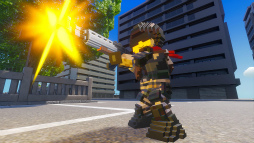 画像ギャラリー No.005のサムネイル画像 / 筋肉で地球の行く末を決める!? なかやまきんに君が出演する「デジボク地球防衛軍2」TVCM撮影現場レポート&合同インタビュー