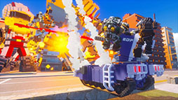 画像ギャラリー No.005のサムネイル画像 / 「デジボク地球防衛軍2」,本日発売。あらゆるものが四角でできている“四角い地球”を舞台に,EDF隊員たちが謎の巨人「ガイアーク」に立ち向かう