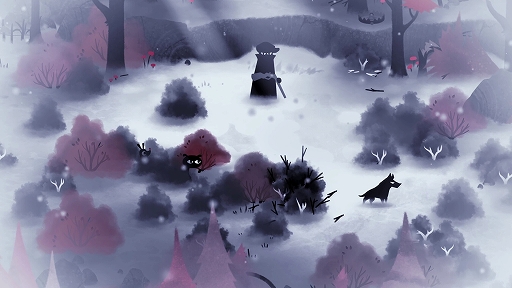 画像ギャラリー No.004のサムネイル画像 / セリフもテキストもなく,音によって進めるアクションADV「Koira」がリリース。魔法の森で子犬を助けるために冒険する精霊の心温まる物語