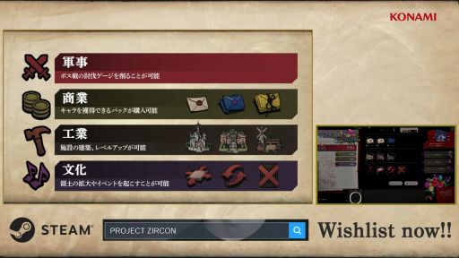 画像ギャラリー No.017のサムネイル画像 / 「PROJECT ZIRCON」，世界最速のデモプレイをステージで実施。国家を成長させて，人々が恐怖する世界を救おう［TGS2026］